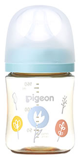 ピジョン 母乳実感 哺乳びん プラスチック 160mL Flower 0ヵ月から (1個) 哺乳瓶