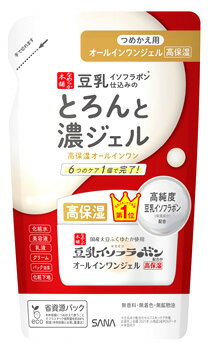 ノエビア サナ なめらか本舗 とろんと濃ジェル エンリッチ NC つめかえ用 100g 詰め替え用 豆乳イソフラボン オールインワンジェル