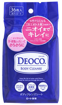 ロート製薬 DEOCO ボディクレンズシート (36枚) ボディシート