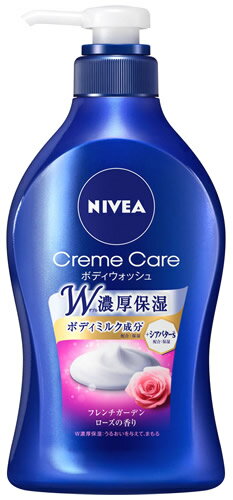 花王 ニベア クリームケア ボディウォッシュ フレンチガーデンローズの香り ポンプ (480mL) ボディソープ