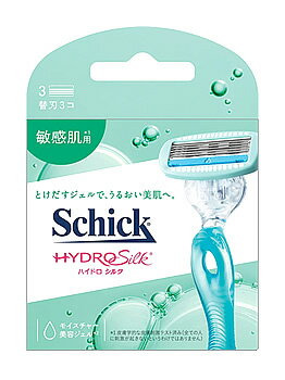 シック ハイドロシルク 替刃 敏感肌用 3個 女性用カミソリ 替刃 Schick