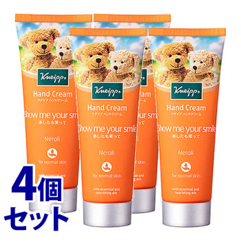 《セット販売》　クナイプ ハンドクリーム ネロリの香り (75mL)×4個セット ハンドクリーム KNEIPP　【送料無料】　【smtb-s】 1