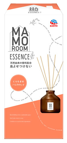 アース製薬 マモルームエッセンス 虫よけスティック くつろぎのバニラウッド (70mL) 虫よけ芳香剤