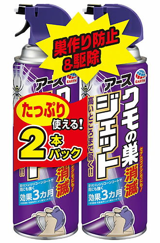 アース製薬 クモの巣消滅ジェット (450mL×2本パック)