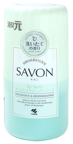 小林製薬 消臭元SAVON 洗いあがりすっきりシトラスシャワーソープ (400mL) 室内・トイレ用 消臭芳香剤 サボン