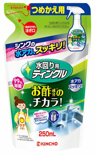 金鳥 KINCHO キンチョウ 水回り用ティンクル 防臭プラスV つめかえ用 (250mL) 詰め替え用 キッチンクリーナー