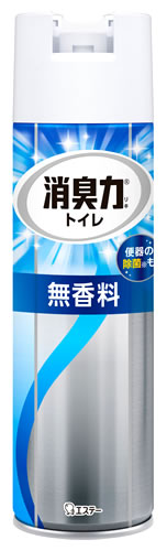 エステー 消臭力 トイレ用スプレー 無香料 (365mL) トイレ用 消臭・芳香剤