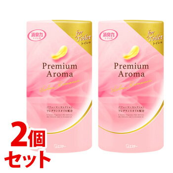 《セット販売》　エステー トイレの消臭力 プレミアムアロマ アーバンロマンス (400mL)×2個セット Premium Aroma トイレ用 消臭・芳香剤