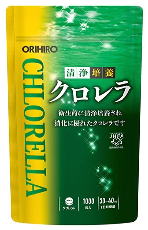 オリヒロ 清浄培養 クロレラ (1000粒) サプリメント　※軽減税率対象商品