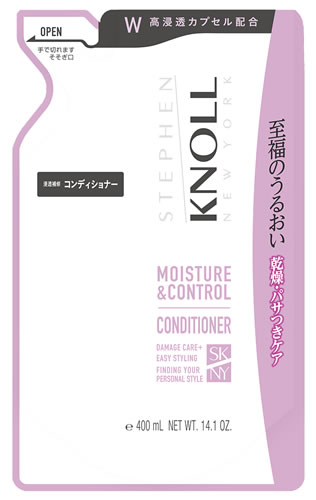 コーセー スティーブンノル モイスチュアコントロール コンディショナー W つめかえ用 (400mL) 詰め替え用 乾燥・パサつきケア