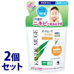 《セット販売》　小林製薬 オードムーゲ 泡洗顔料 しっとりタイプ つめかえ用 (130mL)×2個セット 詰め替え用