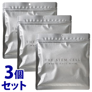 《セット販売》　THE STEM CELL ザ ステムセル ホワイト フェイスマスク (30枚)×3個セット WHITE シートマスク シート状美容マスクのサムネイル