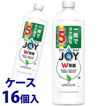 《ケース》　P&G 除菌ジョイ コンパクト 緑茶の香り 特大 つめかえ用 (670mL)×16個 詰め替え用 台所用洗剤 食器用洗剤　【P＆G】　【送料無料】　【smtb-s】