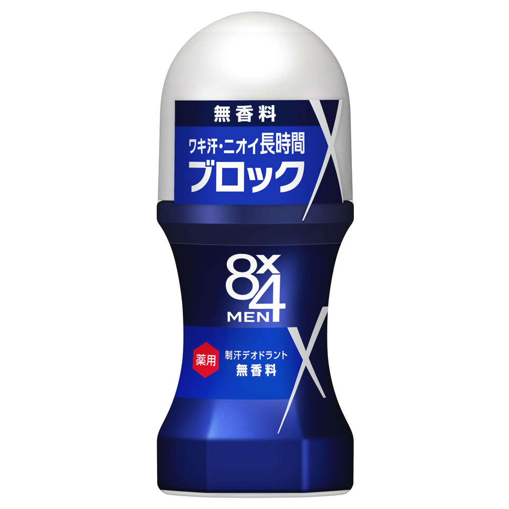 花王 8×4 エイトフォー MEN ロールオン 無香料 (60mL) 男性用 メンズ用 制汗デオドラント剤 【医薬部外品】