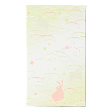 マルアイ 日本の文様シリーズ 高級ぽち袋 うさぎ ノ-J35 (3枚) お礼袋 お年玉袋 MARUAI