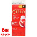 《セット販売》 ホーユー シエロ ヘアカラーEX クリーム 3C:キャラメルブラウン (1個)×6個セット 白髪用ヘアカラー 【医薬部外品】