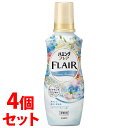 《セット販売》 花王 ハミングフレア フラワーハーモニー 本体 (520mL)×4個セット 柔軟仕上げ剤 柔軟剤