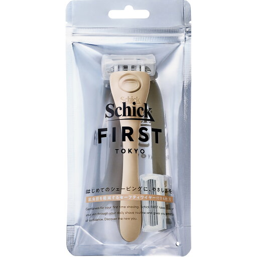 シック ファースト シェービング ホルダー サンドベージュ (刃付き+替刃1個) 男性用 カミソリホルダー 本体 Schick シック ファースト シェービング ホルダー サンドベージュ (刃付き+替刃1個) 男性用 カミソリホルダー 本体 Schick