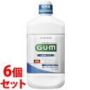 《セット販売》 サンスター ガム・デンタルリンス ノンアルコール (1300mL)×6個セット マウスウォッシュ 洗口液 【医薬部外品】