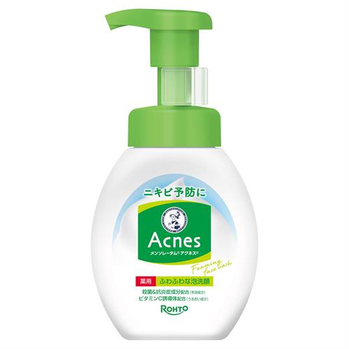 メンソレータム アクネス 薬用ふわふわな泡洗顔 本体160mL