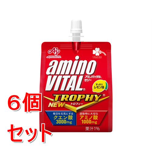 《セット販売》 AJINOMOTO くらしリズム アミノバイタルトロフィーゼリー 180g×6個セット【軽減税率対象商品】 《セット販売》 AJINOMOTO くらしリズム アミノバイタルトロフィーゼリー 180g×6個セット【軽減税率対象商品】