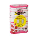 【楽天スーパーSALE中!目玉商品!お得な20%オフ!ポイント最大10倍!】【送料無料!】トイレットペーパー ステディ 2倍巻き ダブル 6ロール×8パック 無香料 60m 再生紙 100% 2倍 長持ち 日用品 やわらか ふんわり 日本製 国産 エコ 鶴見製紙
