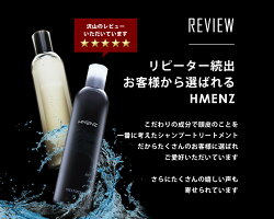 710円OFF!HMENZメンズシャンプー&トリートメント『冷感なし&延命草たっぷり』250ml&250ml