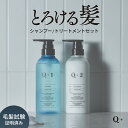 シャンプー ＆ トリートメント 400ml ＆ 400ml ボトル セット シャンプー コンディショナー サロンシャンプー トリートメント 美容室専売品 Q+ ( クオリタス )