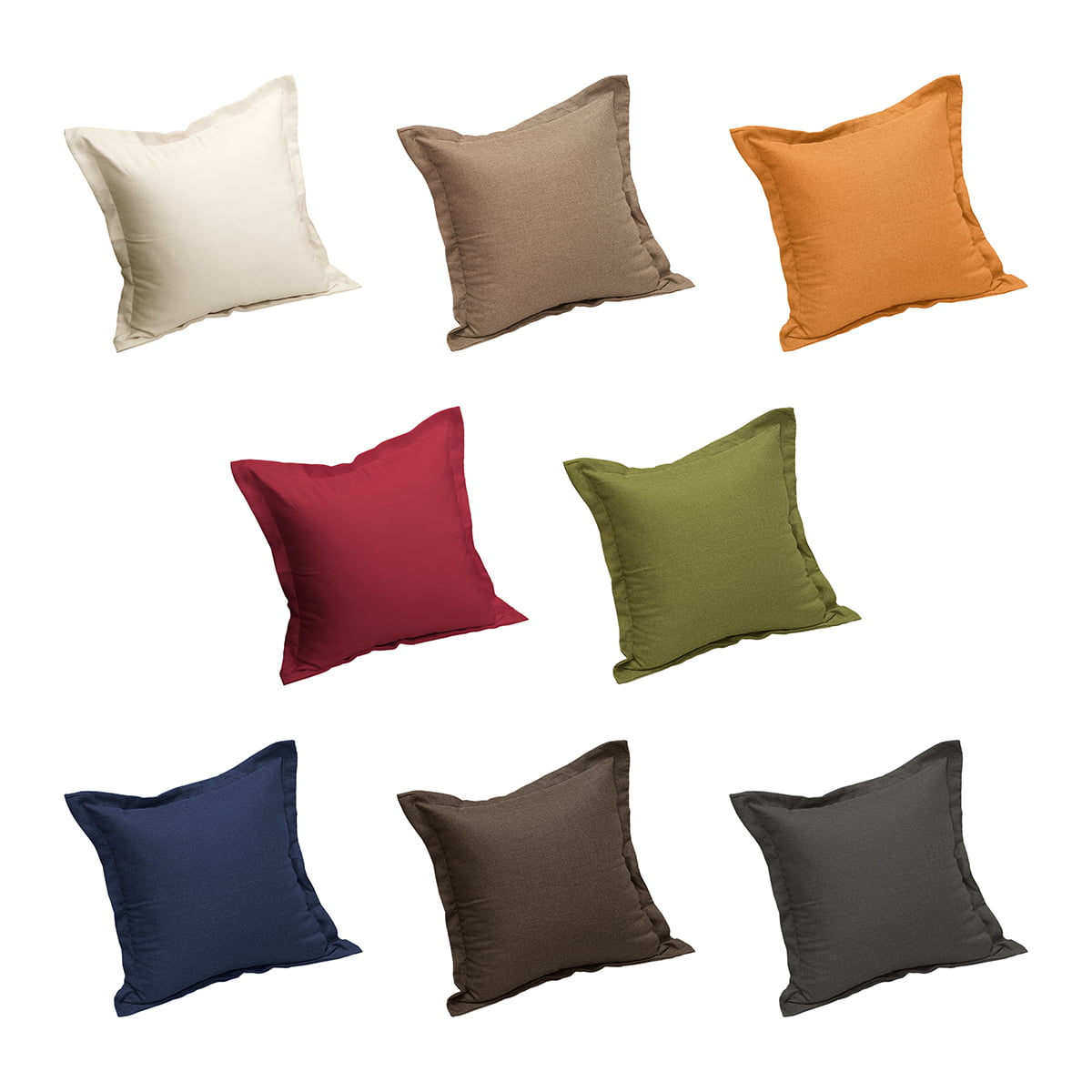 デッドストック 処分品 クッション ガワサイズ約68cm 4cmミミ付き 日本製 本体 ジェーベスト ロングセラー シャンブレー調 ざっくり素材感 無地 シンプル