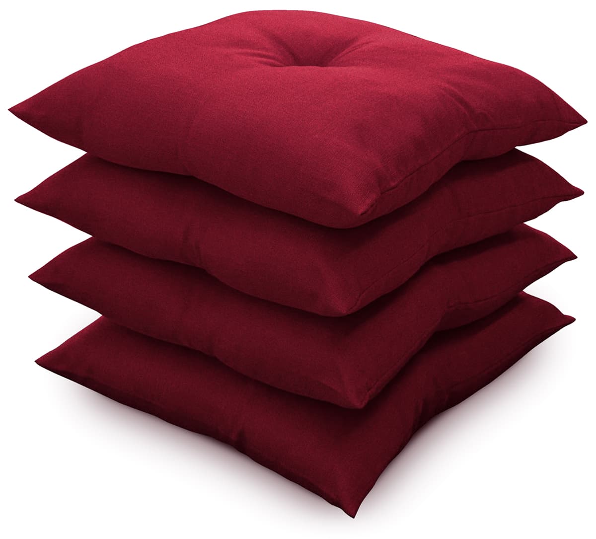 座布団 本体 4枚組 約55×59cm 銘仙判 ジェーベスト ワイン ロングセラー シャンブレー調 ざっくり素材感 無地 シンプル 四枚セット 素縫い ざぶとん...