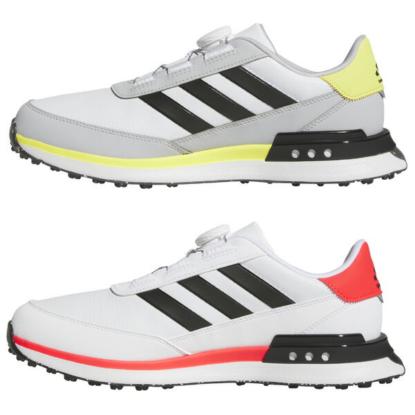 メンズ アディダス 2025 S2G SL BOA MDK92 スパイクレス ゴルフシューズ 男性用 珍しい おしゃれ おすすめ 人気