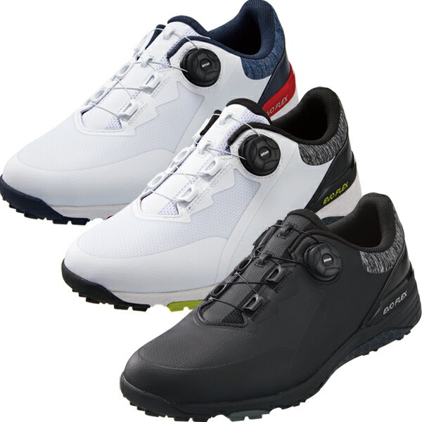 メンズ アクセル 2025 AXGS-25221 EVOライト2 スパイクレス ゴルフシューズ 男性用 珍しい おしゃれ おすすめ 人気