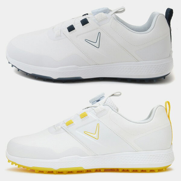 メンズ キャロウェイ 2025 シェブネオン C25986120 スパイクレス ゴルフシューズ 男性用 珍しい おしゃれ おすすめ 人気