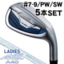 レディース アクセル A40 アイアン5本セット(#7/#8/#9/PW/SW) スペシャルシャフト 右利き用 女性用