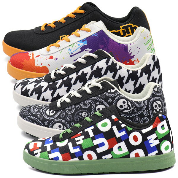 ラウドマウス 2025 LM-GS0005 カジュアルキャンバス スパイクレス ゴルフシューズ 珍しい おしゃれ おすすめ 人気