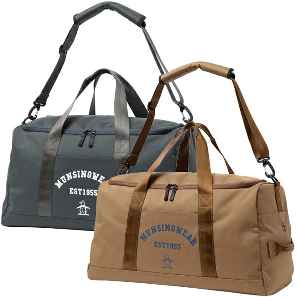 マンシング ボストンバッグ MG5FBB02M メンズ ディタッチャブルポーチ 2025年モデル 珍しい おしゃれ おすすめ 人気