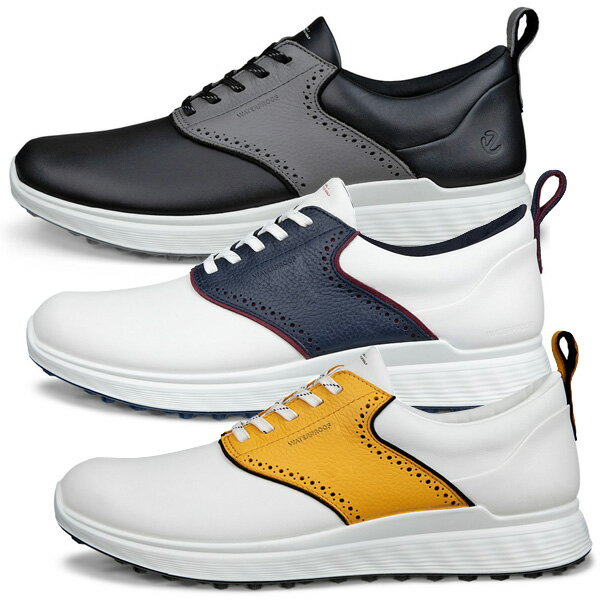 ecco ゴルフシューズ S-カジュアル 102854 メンズ スパイクレス 紐 シューレース ECCO-TEX 防水 2025年モデル 珍しい おしゃれ おす...