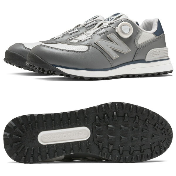 ニューバランス ゴルフシューズ 574 V4 SL BOA UG574BJ4 メンズ レディース スパイクレス ダイヤル搭載 防水 2025年モデル 珍しい お...