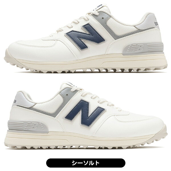 【★5/19まで★ほぼ全品10%OFFクーポン】ニューバランス ゴルフシューズ 574 v4 SL UG574E4 メンズ レディース スパイクレス 紐 シューレース 防水 2026年モデル 珍しい おしゃれ おすすめ 人気