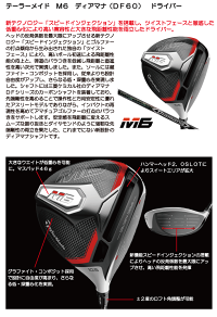 【ポイント20倍】《あす楽》テーラーメイドM6ディアマナ(DF60)ドライバー