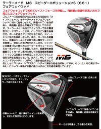 【ポイント20倍】《あす楽》テーラーメイドM6スピーダーエボリューション5(661)フェアウェイウッド