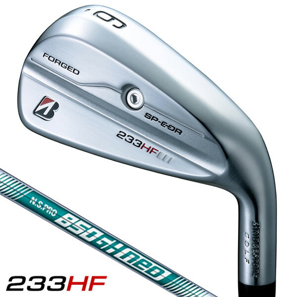 ブリヂストン　2023　Bシリーズ　233HF　N．S．PRO　850GH　neo　アイアン　5本セット（#6/#7/#8/#9/PW）　右利き用