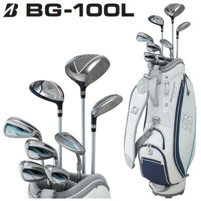 【11/25限定★最大100%P還元※要エントリー】【レディス/女性用】ブリヂストン 2022 BG−100L クラブセット (ネイビー、キャディバ...