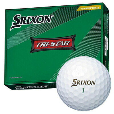 《今日だす》スリクソン　2022　TRI－STAR（トライスター）　ゴルフボール　（プレミアムホワイト）　［1ダース］