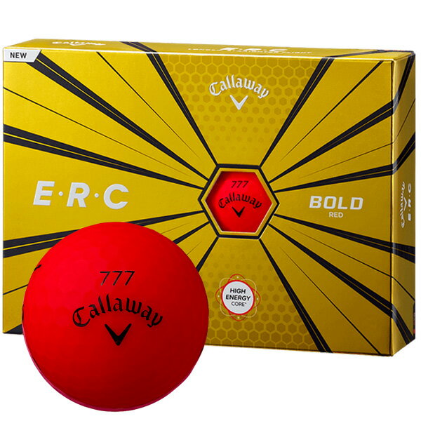 キャロウェイ　2019　ERC　ゴルフボール　（ボールドレッド）　［1ダース］