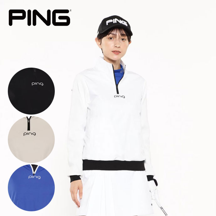 ゴルフウェア ピン アウター ハーフジップブルゾン 6224220900 レディース