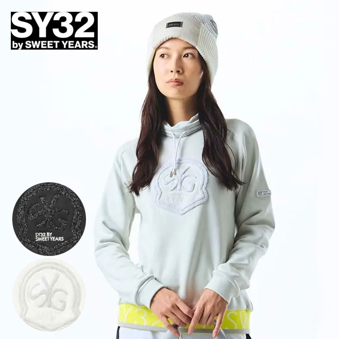 ゴルフウェア SY32 ポロシャツ KARUISI WIDE NECK MOCK SYG25A823 レディース