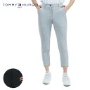 【レディース/女性用】トミーヒルフィガー カットヘムナイロン ナイロン3/4レングスパンツ THLA342