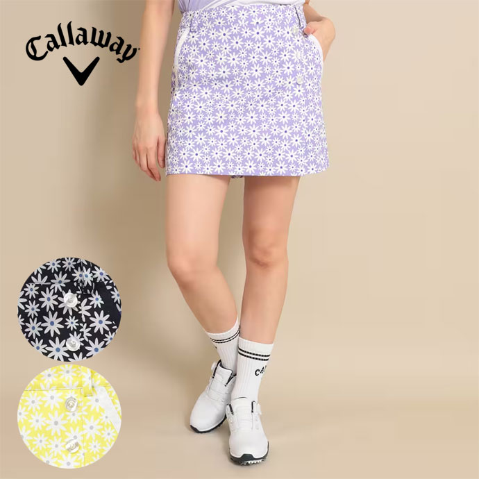 《あす楽》【レディース／女性用】キャロウェイ　スカート（インナーショートパンツ型）　C23128211