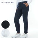 トミーヒルフィガー ヘムジップ タイトテーパードパンツ THMA391